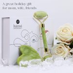 BAIMEI Jade Roller & Gua Sha Set Face Roller and Gua Sha Facial Tools for Skin Care Routine and Puffiness-Green - Image 6